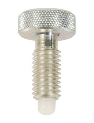 Stainless Steel Body with Knurled Head - Delrin Nose